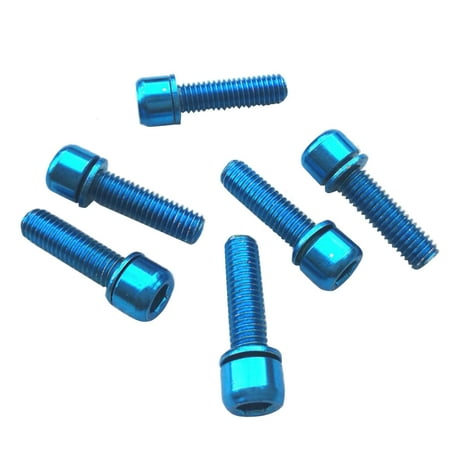

Caliper Screws Disc Brake Carbon Handle Stem Screws - Five Colors Available Blue