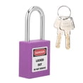 thumbnail image 4 of Kit De Bloqueo Y Etiquetado, Candado De Seguridad De 38 Mm Con Aislamiento De Plástico Industrial, Juego De Candado De Seguridad De Acero PA De Nailon Con 2 Llaves Para Energía, 4 of 8