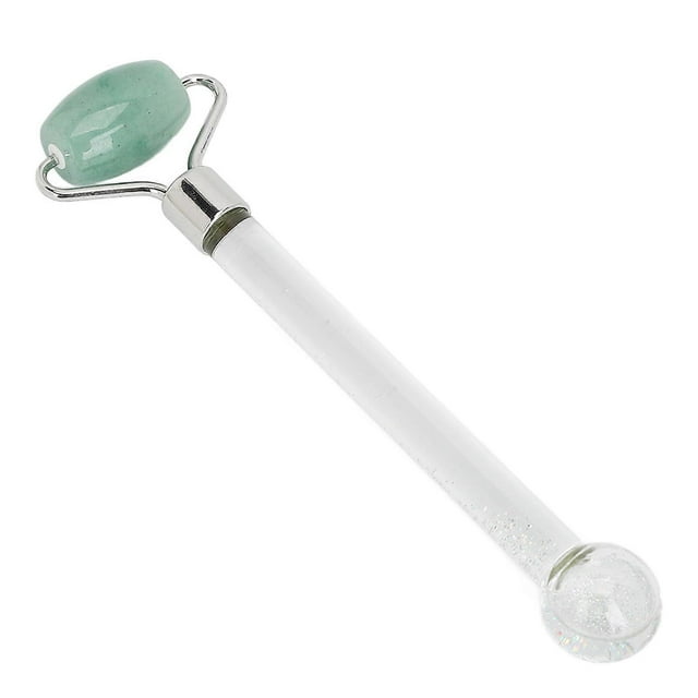 2 in 1 Facial Roller Massager Jade Stone Face Roller Ice Eye Massage Portable Skincare Tool for Home Use