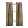 thumbnail image 2 of Vienna Total Blackout Foamback Tab Top Curtain Panel Pair each 78" x 84" in Pebble, 2 of 6