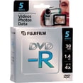 thumbnail image 1 of Discos DVD-R Fujifilm Mini para videocámaras de 8 cm, velocidad de escritura 4x, 1 of 1