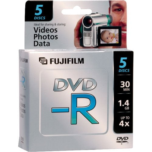 Discos DVD-R Fujifilm Mini para videocámaras de 8 cm, velocidad de escritura 4x
