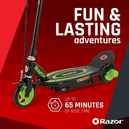 Razor - Power Core™ E90™ Electric Scooter w/10 mph Max Speed - Green