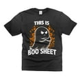 thumbnail image 2 of Mens Halloween t-shirt This is Boo Sheet T-Shirt Cute Ghost Shirt Halloween Boo Tee Shirt (3X-Large Navy Blue), 2 of 6