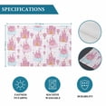 thumbnail image 6 of Children's Day Pink Dream Castle Balloons Placemats Set of 4,Wipeable Washable Table Mats for Dining Tables, Blue Cloud Place Mats for Kitchen Event Party Tabletop Decor, 6 of 9