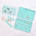 thumbnail image 3 of Bandejas organizadoras de joyas ProCase, apilables, 4 capas, color azul, 3 of 6