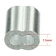 thumbnail image 3 of Cable de 1.5 mm, cuerda de alambre, mangas de aluminio, clip de engaste, bucle de 50 piezas, 3 of 5