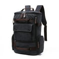 thumbnail image 5 of Men's Backpack Vintage Canvas Backpack School Bag Men's Travel Bags Large Capacity Backpack  Laptop Backpack Bag High Qualit (Green), 5 of 7