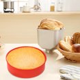 thumbnail image 3 of RENACLIPY Red Silicone Bakeware Set for Cakes and Breads, Non-Stick, Easy to Clean, 3 Pieces, 3 of 8