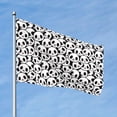 thumbnail image 2 of Vsdgher Cute Panda Print Outdoor Decorative Flag 4x6ft, Suitable for outdoor decoration, can be hung indoors, on outdoor lawns, balconies, parties, 2 of 5