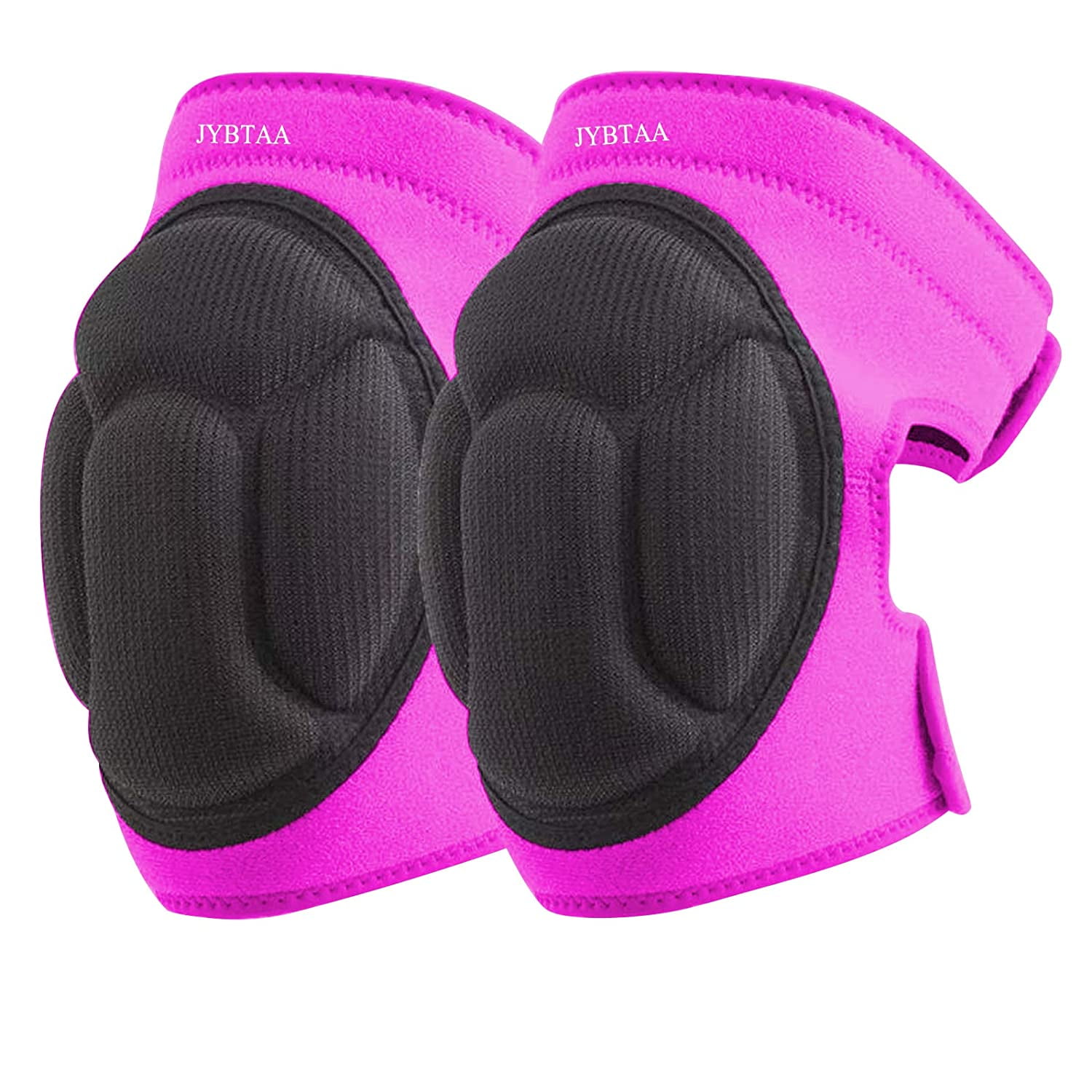 RGHJAR-Women Knee Pads for Cleaning House Floors,Gardening Work, Carpet, Weeding,kneepads with Soft Inner Liner, Adjustable knee pads Suitable for Kneeling on Garden,Flooring Yard,Pink S (1 Pair)