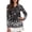 Bat Spider Web Skeleton, variant on Psesaysky Ghost Face Print Long Sleeve Golf Shirts for Women Lightweight Casual Loose V Neck Zip Up Tennis Shirts for Women Plus Size 4-Way Stretch Slim Fit Halloween Casual Wear,S