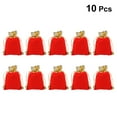 thumbnail image 2 of 10pcs Velvet Drawstring Bag Pouches Storage Bag Velvet Cloth Organizer Gift Bags for Jewelry Small Gift (Red), 2 of 6