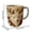 Elk, variant on Creative Cute Christmas Element Mugs, Coffee Tea Cup ,Ceramic Milk Tea Cup Breakfast Morning Mug-8.45 oz(Christmas tree)
