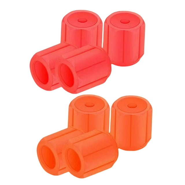 8x C Tire Caps Illuminated Bike Tire Caps for Bike Motorcycle Orange Red Sunnimix Tapas de vástago de válvula de neumático