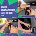 thumbnail image 5 of Todays Kids 2 Pack Kick Mats Back Seat Protector - Backseat Car Organizer for Kids, Car Storage Organizer, Back Seat Cars Organizers, Cars Organizers Backs Seats, Travel Accessories, No Pockets, 5 of 9