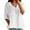 White, variant on Long Sleeve Tshirts Shirts For Women Solid Color Loose Button Classic Elegant Casual Tunic Tops Comfy Soft Summer Work Tee Pullover Outfits White L