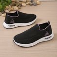 thumbnail image 6 of Women's Slip on Sneakers Breathable Platform Soft Sole Tennis Shoes Lightweight Athletic Gym Non Slip Work Shoes, 6 of 7