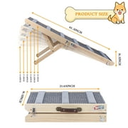 Dog Ramp, Folding Portable Pet Ramp for Dogs and Cats, 43.3