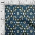 thumbnail image 1 of oneOone Silk Tabby Fabric Swirl Ikat Print Fabric BTY 42 Inch Wide, 1 of 4