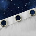 thumbnail image 4 of Manfei Mystic Starry Sky Curtains Pack of 2 (42x84 Each) for Kid, Glitter Stars Print Curtains Blackout, Outer Space Style Bedroom Curtains, Window Curtains Home Decor, 4 of 6