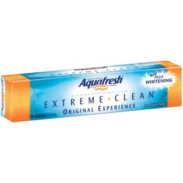 Aquafresh Extreme Clean Deep Action Fluoride Toothpaste Mint Zext