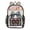 Star Cherry America, variant on Large Clear PVC Backpack Heavy Duty See Through Backpack for Adults Work Travel, White Nautical Sketch Printed 12L