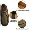thumbnail image 2 of Men's Casual Leather Loafers Comfortable Soft Lightweight Driving Walking Dress Shoes Fashion Slip-On Handmade Flats Green 11 US, 2 of 7