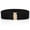 black, variant on Stretch Cinch Waistband Women Elastic Waist Belt Fabric Cummerbunds Strap Gold Metal Buckle Wide Corset Belt Women Dress Belt
