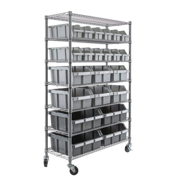 storage bin rack systems