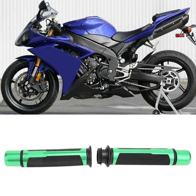 2pcs AntiSlip CNC Moto Poignée de Guidon Couverture, Durable et Résistant à l'Usure, Installation Facile, Match Parfait pour Guidon 22mm, Conçu pour la Modification de Moto