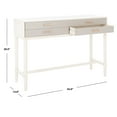 thumbnail image 2 of SAFAVIEH Estella Modern 4 Drawer Console Table, White, 2 of 14