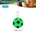 thumbnail image 2 of Uxcell Reflective Keychain Tags, Reflective Football Pendant Waterproof Safety Reflector for Backpack Handbag Green, 2 of 7