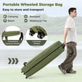 thumbnail image 4 of Gymax 2 in 1 Camping Cot Combo Travel Cot Tent w/Pop-up Tent Shelter Bag & Rainfly, 4 of 10
