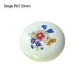 thumbnail image 2 of Windfall 1Pc Drawer Pull with screw, Rural Style Flower Ceramic Door Handle Cabinet Pull Vintage Cupboard Drawer Knob, 2 of 7