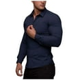 thumbnail image 1 of Cardigan de fitness para hombre: elástico, color liso, manga larga, cuello alto, tallas S-XXXL, para el gimnasio o ropa informal., 1 of 4