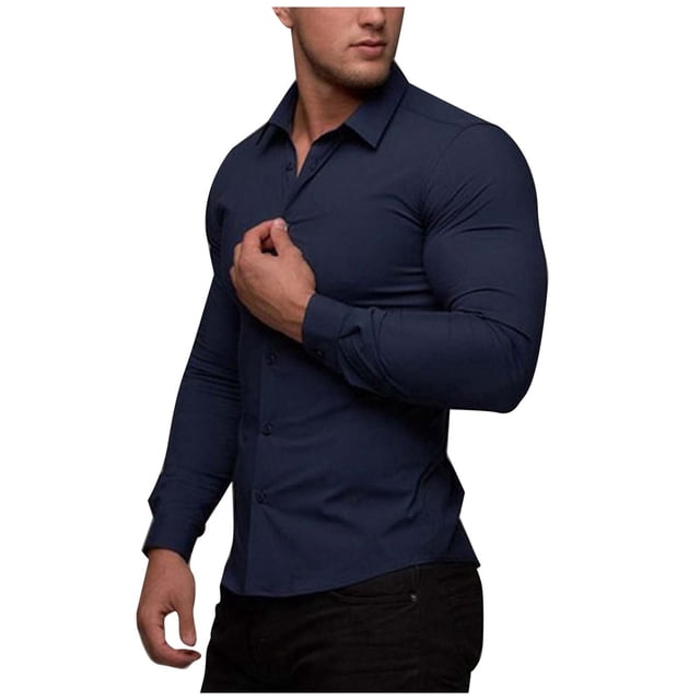Cardigan de fitness para hombre: elástico, color liso, manga larga, cuello alto, tallas S-XXXL, para el gimnasio o ropa informal.