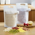 thumbnail image 4 of 5Pcs Grain Packaging Bag Kitchen Food Container Bags Sealed Cereal Grain Rice Dispenser Rice Storage Bag Kitchen Organizer, 4 of 7