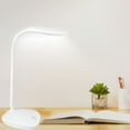 thumbnail image 3 of LED Desk Lamp Table Lamp Reading Lamp with USB Charging Port, Flexible Gooseneck Table Lamp Eye Caring lamp for Bedside Office Study Drafting, Sensitive Control (White), 3 of 5