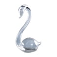 thumbnail image 2 of 1 Pair Hand Blown Glass Swan Bud Vase for Indoor Plants or Fresh Flowers Use for Office Desk Decor Wedding Centerpieces Home Decor Great Gift for Friends (A), 2 of 6
