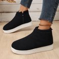 thumbnail image 6 of Domzle Men's Bootie Slippers Memory Foam Indoor House Slippers Ankle Boot House Shoes - Gifts for Men Casual Shoes with Warm for Outdoor Commute Black, 6 of 9