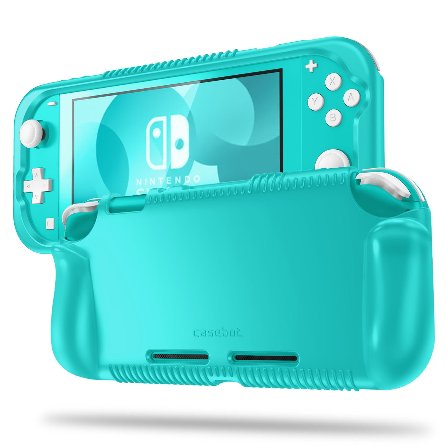 Fintie Case for Nintendo Switch Lite 2019 - Soft Silicone [Shock Proof] [Anti-Slip] Protective Cover with Ergonomic Grip Design for Switch Lite Console (Turquoise)