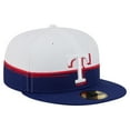thumbnail image 3 of Men's New Era  Royal/White Texas Rangers Paint Stroke 59FIFTY-Fitted Hat, 3 of 5