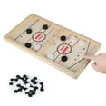 thumbnail image 1 of Fast Puck Table Game Paced Winner Hockey Football Board Family Child Party Fun Toys, 1 of 9