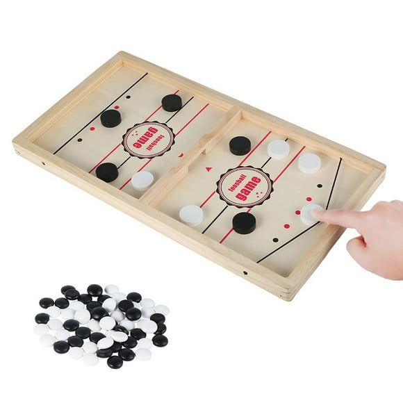 EIMELI Fast Puck Table Game Paced Winner Hockey Football Board Family Child Party Fun Toys