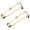 Gold, variant on Space Efficient Wall Mounted Wine Rack Heavy Duty Iron Structure Modern Decors Addition Ideal For Kitchens Or Dining Room