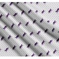 thumbnail image 3 of Soimoi Purple Cotton Voile Fabric Dot & Cat Animal Print Fabric by the Yard 56 Inch Wide, 3 of 7
