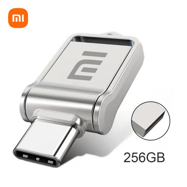 Xiaomi-unidad Flash USB de Metal 2 en 1, Pendrive USB 3,0 tipo C y Micro USB, OTG, 2tb, 1tb, 512gb, disco U qym unisex