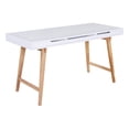 thumbnail image 1 of Elle Decor Giselle Bureau d'Écriture en Blanc Français, 1 of 9