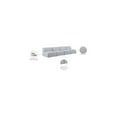thumbnail image 2 of Meridian Furniture Miramar Grey Durable Linen Textured Modular Sofa, 2 of 8